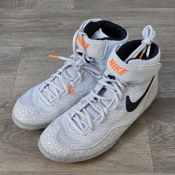 Nike Inflict SE Orange Grey Black DJ4471-900 Wrestling Shoe Men Sz 9.5