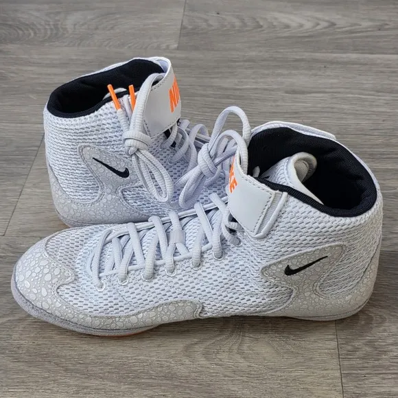 Nike Inflict SE Orange Grey Black DJ4471-900 Wrestling Shoe Men Sz 9.5