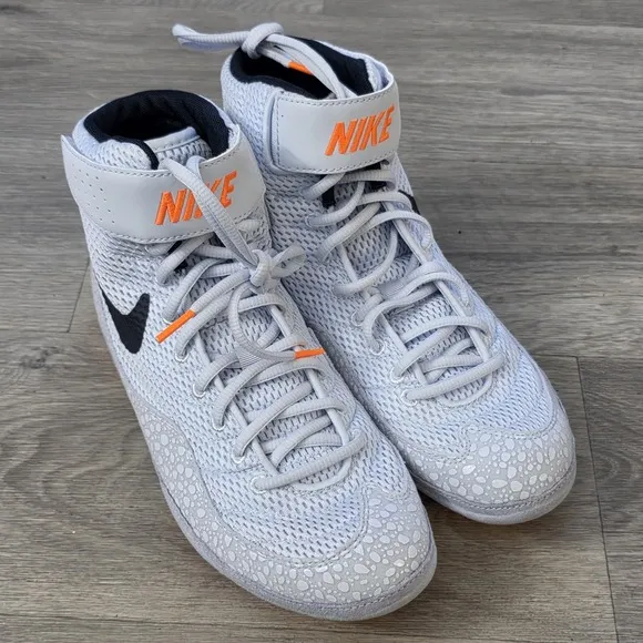 Nike Inflict SE Orange Grey Black DJ4471-900 Wrestling Shoe Men Sz 9.5