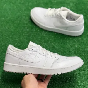 Nike Jordan 1 Retro White Mens Casual Shoes DD9315-101 VNDS Sz 10