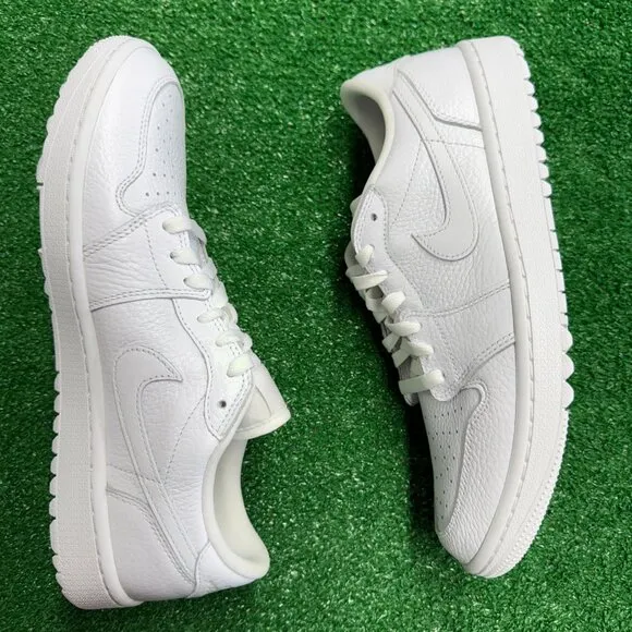 Nike Jordan 1 Retro White Mens Casual Shoes DD9315-101 VNDS Sz 10