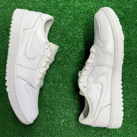 Nike Jordan 1 Retro White Mens Casual Shoes DD9315-101 VNDS Sz 10