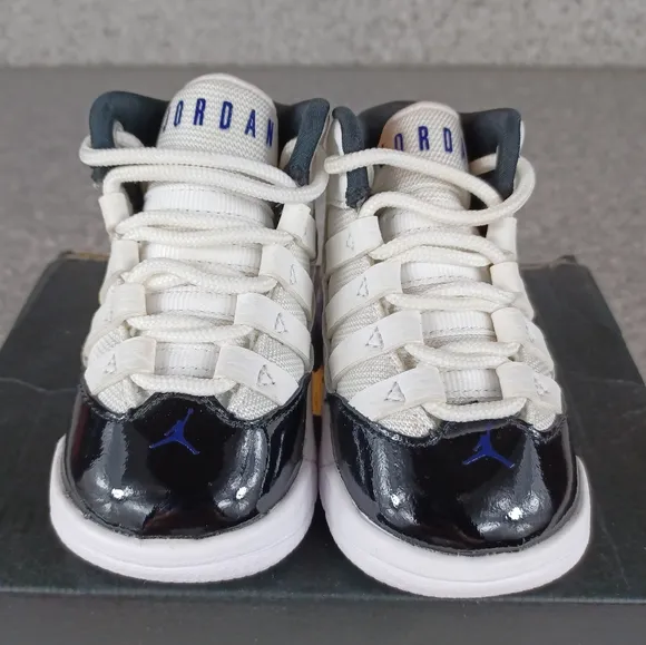 Nike Jordan Jumpman White Black Sneakers Toddlers Size 3C Shoes