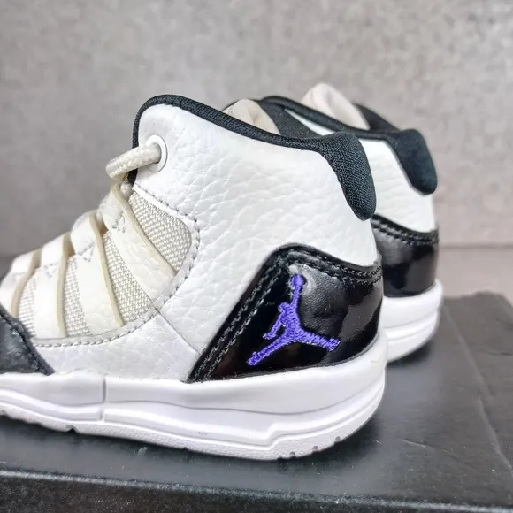 Nike Jordan Jumpman White Black Sneakers Toddlers Size 3C Shoes