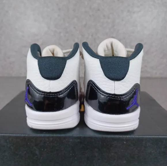 Nike Jordan Jumpman White Black Sneakers Toddlers Size 3C Shoes