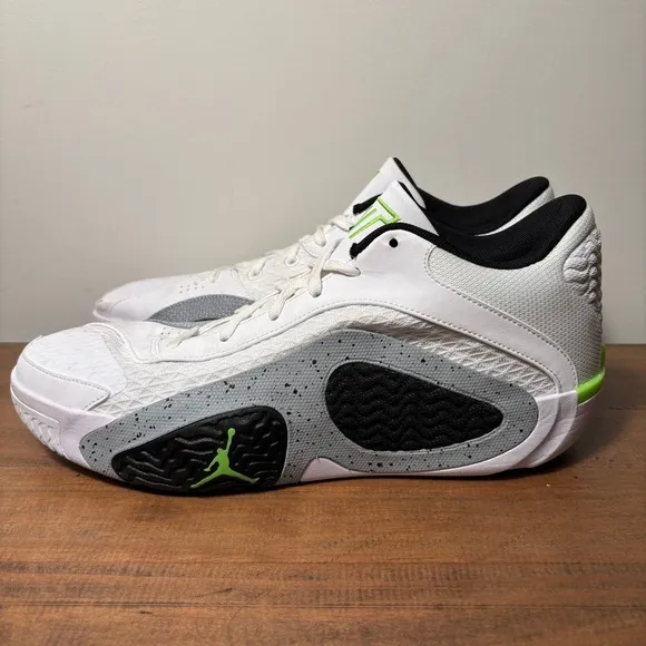 Nike Jordan Tatum 2 Sneakers Shoes FJ6459 100 White/Black/Green 11 Men