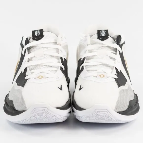 Nike Kyrie Low 5 'White Black Metallic Gold' DJ6012-101 Basketball Sneakers