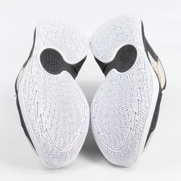Nike Kyrie Low 5 'White Black Metallic Gold' DJ6012-101 Basketball Sneakers