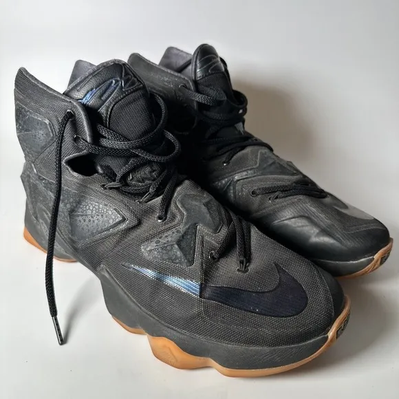 Nike LeBron 13 Black Lion Men's Size 10.5 Style Code 807219-001