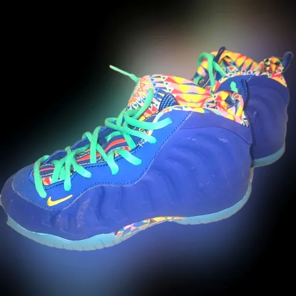 Nike Little Posite One ASW PS Kaleidoscope Sneakers Size 1Y DZ5192400 Foamposite