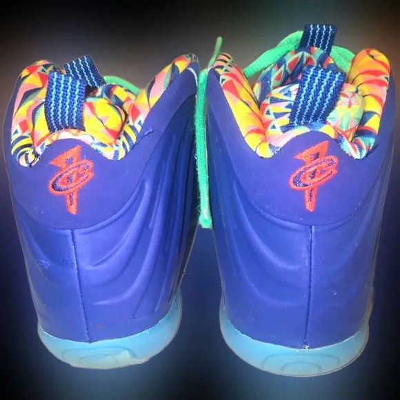 Nike Little Posite One ASW PS Kaleidoscope Sneakers Size 1Y DZ5192400 Foamposite