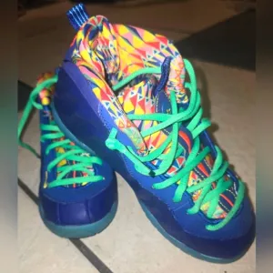 Nike Little Posite One ASW PS Kaleidoscope Sneakers Size 1Y DZ5192400 Foamposite
