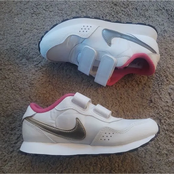 Nike MD Valiant (PS) Little Kids' Shoes White Summit Black CN8559-105 BRAND NEW