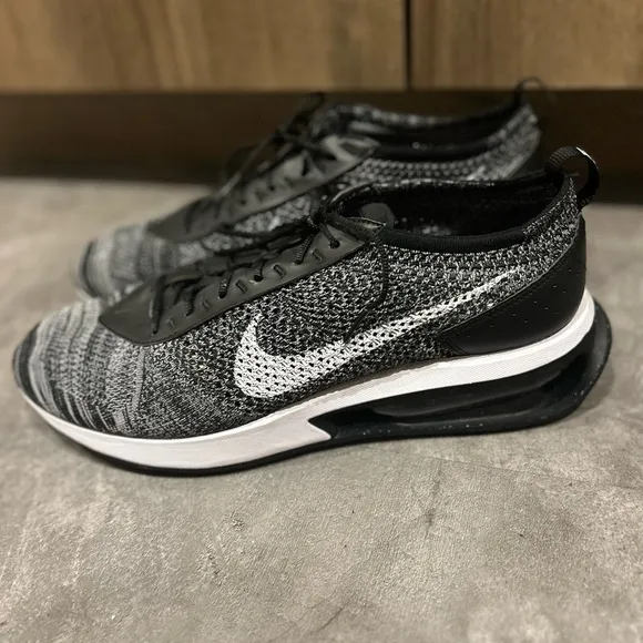 Nike Men's Air Max Flyknit Racer Oreo Black White Shoes Sneakers Size 13