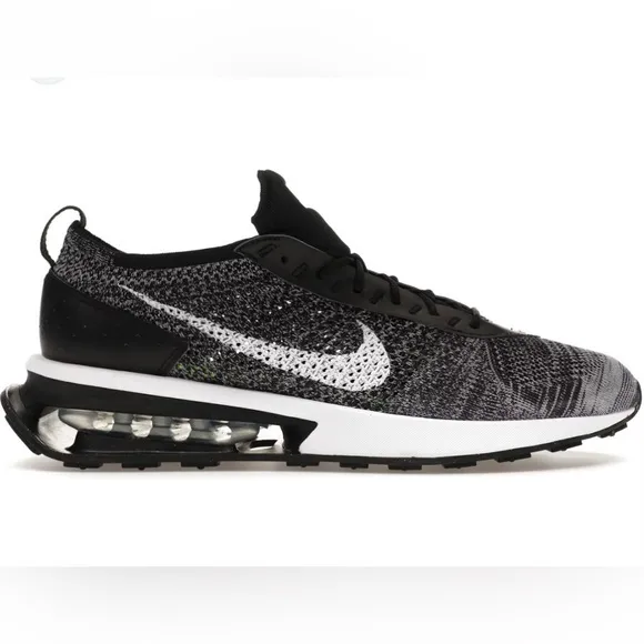 Nike Men's Air Max Flyknit Racer Oreo Black White Shoes Sneakers Size 13