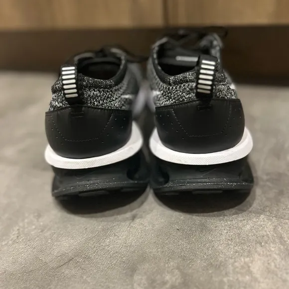 Nike Men's Air Max Flyknit Racer Oreo Black White Shoes Sneakers Size 13