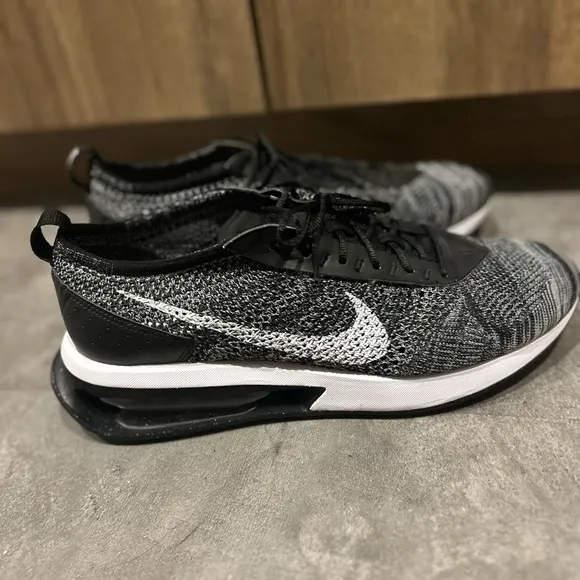Nike Men's Air Max Flyknit Racer Oreo Black White Shoes Sneakers Size 13
