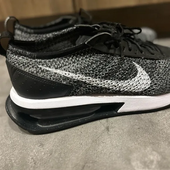 Nike Men's Air Max Flyknit Racer Oreo Black White Shoes Sneakers Size 13