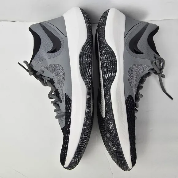Nike Mens Air Precision Cool GrayBlack White Size 9 Tennis Shoes Bball Casual