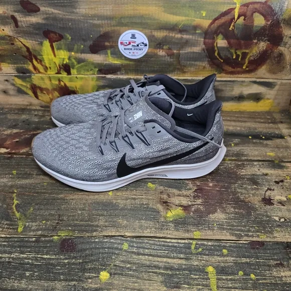 Nike Mens Air Zoom Pegasus 36 AQ2203-001 Gray Running Shoes Sneakers Size 8.5