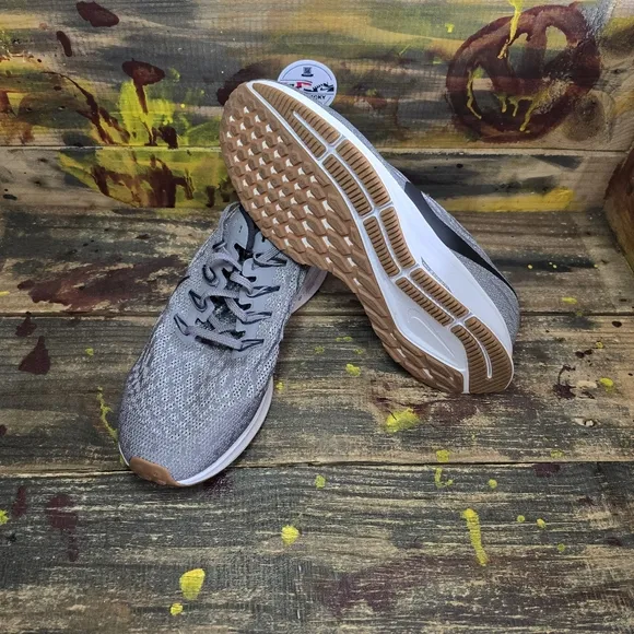 Nike Mens Air Zoom Pegasus 36 AQ2203-001 Gray Running Shoes Sneakers Size 8.5