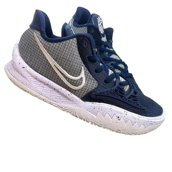 Nike Mens Tyrie 4 SZ 7.5M Navy White Low NBA Basketball Tennis Shoes DM5041-402