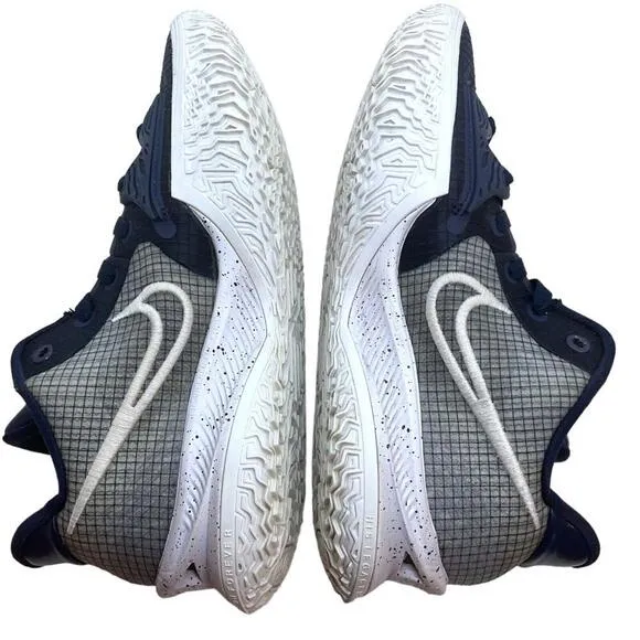 Nike Mens Tyrie 4 SZ 7.5M Navy White Low NBA Basketball Tennis Shoes DM5041-402