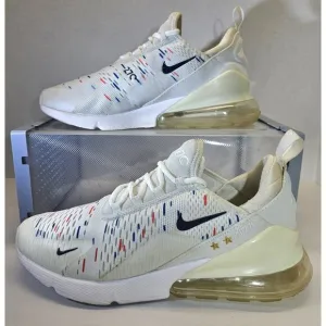 Nike Men's White/Red/Blue Air Max 270 France World Cup Special Edition 2018 Sz11