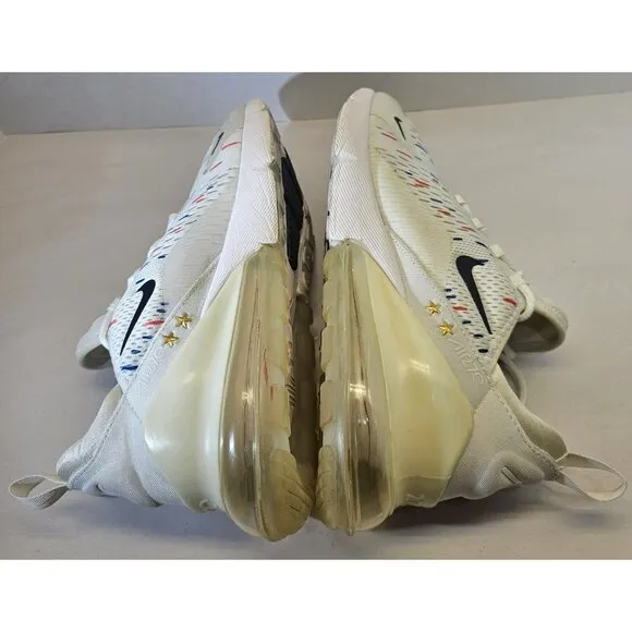 Nike Men's White/Red/Blue Air Max 270 France World Cup Special Edition 2018 Sz11