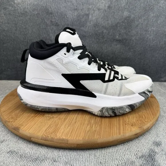 Nike Mens Zion 1 TB Size 5.5 White Black Basketball Jordan Sneakers DC4208-100