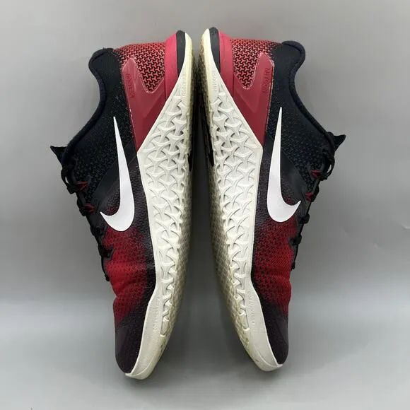 Nike Metcon 4 Black Habanero Red Sneakers Men Size 10.5 Low Top Lifting Shoes