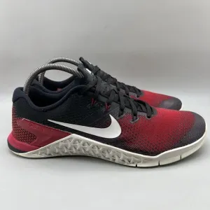 Nike Metcon 4 Black Habanero Red Sneakers Men Size 10.5 Low Top Lifting Shoes