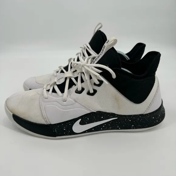 Nike PG 3 TB White Black‎ CN9512-108 Basketball Shoes Sneakers Mens 13