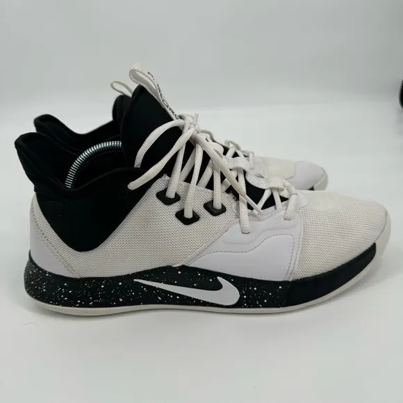 Nike PG 3 TB White Black‎ CN9512-108 Basketball Shoes Sneakers Mens 13