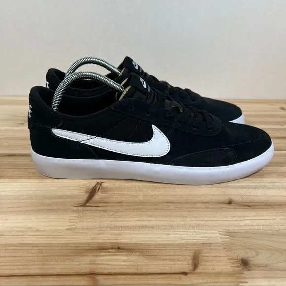 Nike SB Heritage Vulc casual Skate shoes Mens 12 Black white NEW