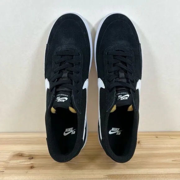 Nike SB Heritage Vulc casual Skate shoes Mens 12 Black white NEW