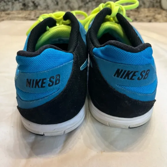 Nike SB Lunar Gato Skate Shoes Sneakers 2014 Vivid Blue - Mens Size 12