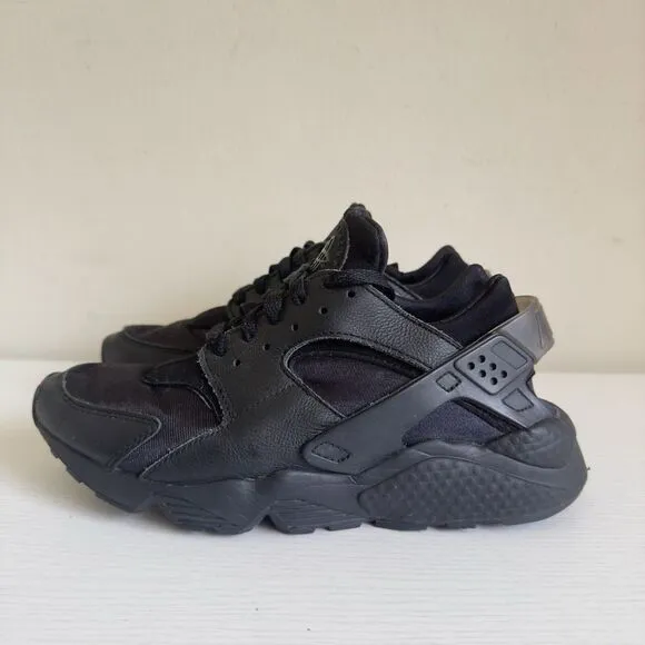 Nike Sportswear Air Huarache Triple Black Men's Size 8 Sneakers Shoes DD1068-002