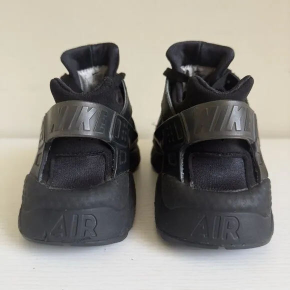 Nike Sportswear Air Huarache Triple Black Men's Size 8 Sneakers Shoes DD1068-002