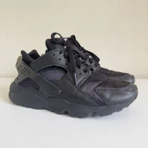 Nike Sportswear Air Huarache Triple Black Men's Size 8 Sneakers Shoes DD1068-002