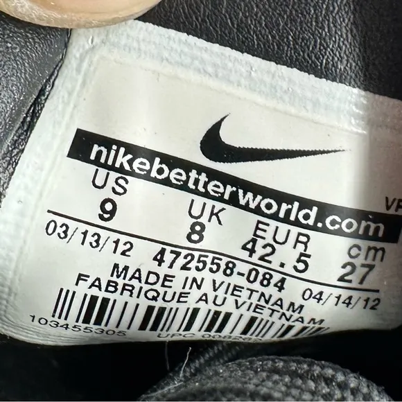 Nike Total 90 Shoot IV IC Mens 9 T90 Indoor Soccer Shoes Sneakers 472558-084