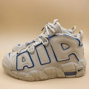 Nike Uptempo Limestone Valerian Blue Sneakers Shoes DQ6200-200 Youth Size 5.5