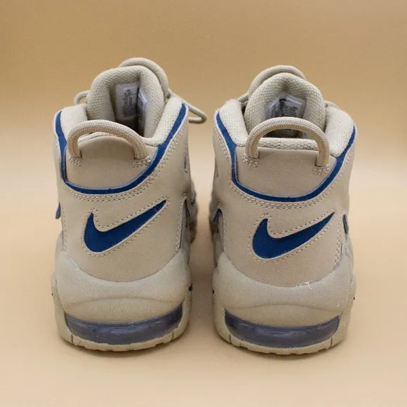 Nike Uptempo Limestone Valerian Blue Sneakers Shoes DQ6200-200 Youth Size 5.5