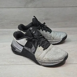 Nike Women Metcon DQ4681-100 Gray&amp; Black Athletic Shoes Sz 7.5