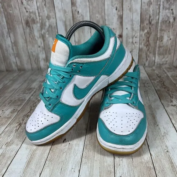 Nike Womens 7 Dunk Low 'Teal Zeal' DV2190-100‎