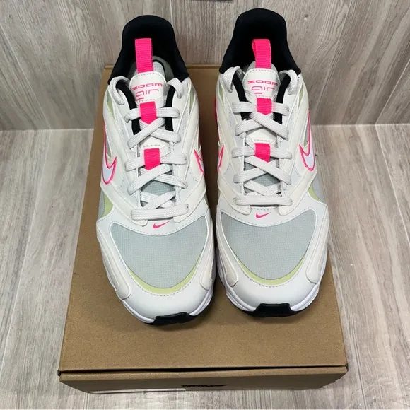 Nike Zoom Air Fire White Pink Athletic Shoes Sneakers DV1129 002 Women's Sizes