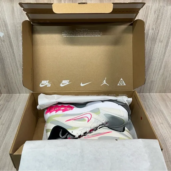 Nike Zoom Air Fire White Pink Athletic Shoes Sneakers DV1129 002 Women's Sizes