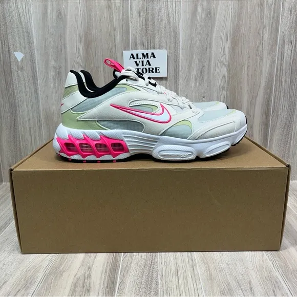Nike Zoom Air Fire White Pink Athletic Shoes Sneakers DV1129 002 Women's Sizes