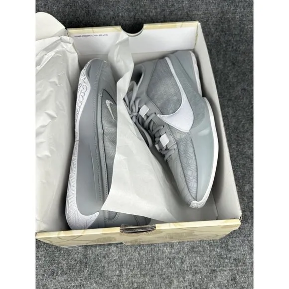 Nike Zoom Freak 5 TB Wolf Grey White Sneakers Shoes DZ2946-002 Men's 10