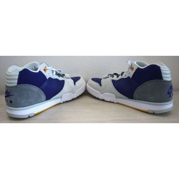 Nike Air FB8886-001 Men's Sz 9.5 Gray/Blue/Silver Trainer 1 Sneakers Shoes